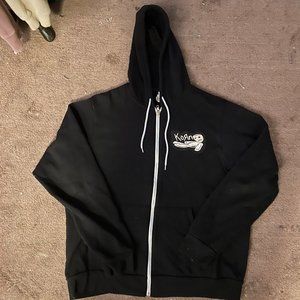 Korn Large Zipper Hoodie